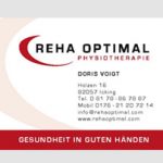 Visitenkarte für Reha Optimal